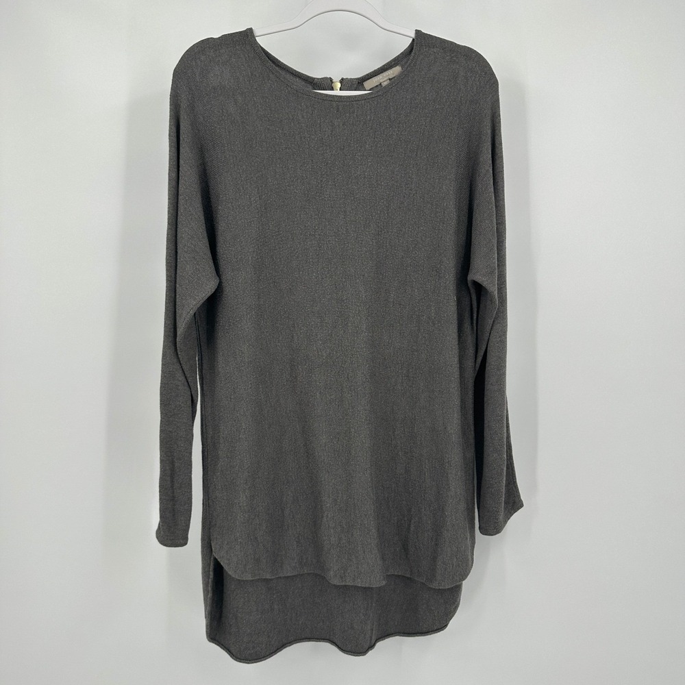 Joan Vass Womens Lagenlook Tunic Top Size XL Quiet Luxury Old Money Oversized